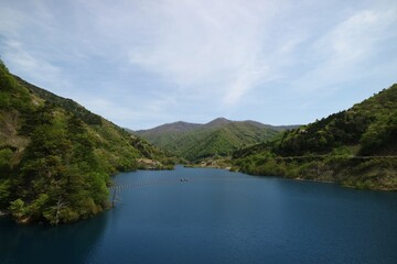 群馬県・四万川ダム (奥四万湖)