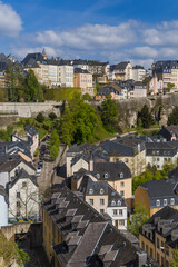 Fototapeta na wymiar Luxembourg city cityscape