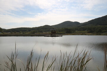 lake in the mountains