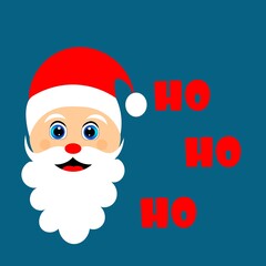 santa claus illustration, merry christmas vector