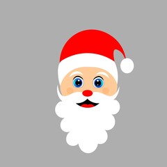 santa claus illustration, merry christmas vector