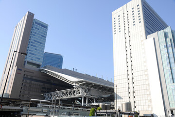 Naklejka premium 大阪ステーション