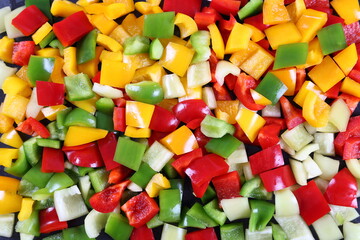 Colorful peppers.
