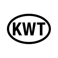 Country code vehicle registration Kuwait