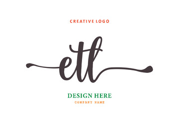 ETL lettering logo is simple, easy to understand and authoritative