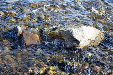 water and rocks