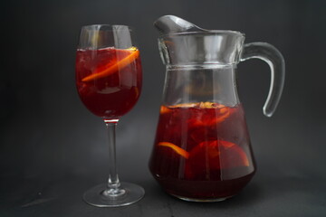 glass of red wine