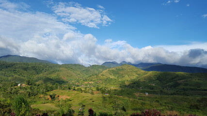 Small community in the mountains.