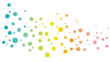 Light colorful vector layout with circle shapes. Blurred decorative design in abstract style with bubbles. Template for brand book.