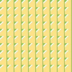 Vector seamless pattern texture background with geometric shapes, colored in yellow, green, white colors.