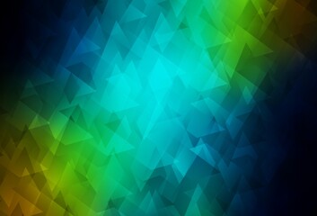 Fototapeta premium Dark Blue, Yellow vector pattern in square style.