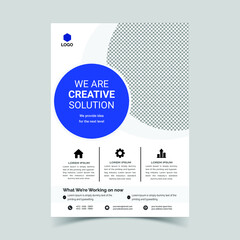 Corporate business flyer template
