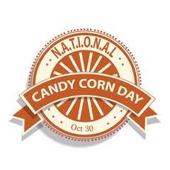 National Candy Corn Day Sign