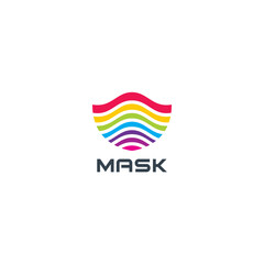 Mask Rainbow Logo