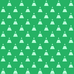 light green triangle on dark green background repeat pattern