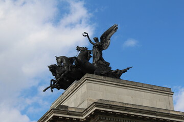 Fototapeta premium Angel of peace statue 