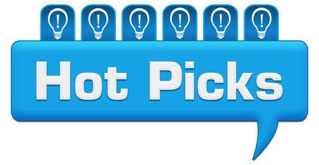 Hot Picks Blue Comment With Bulbs On Top 
