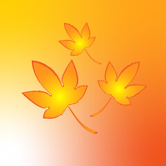 Autumn leaves background.