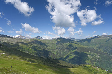 mountains Stubnerkogel landscape in Bad Gastein Austria