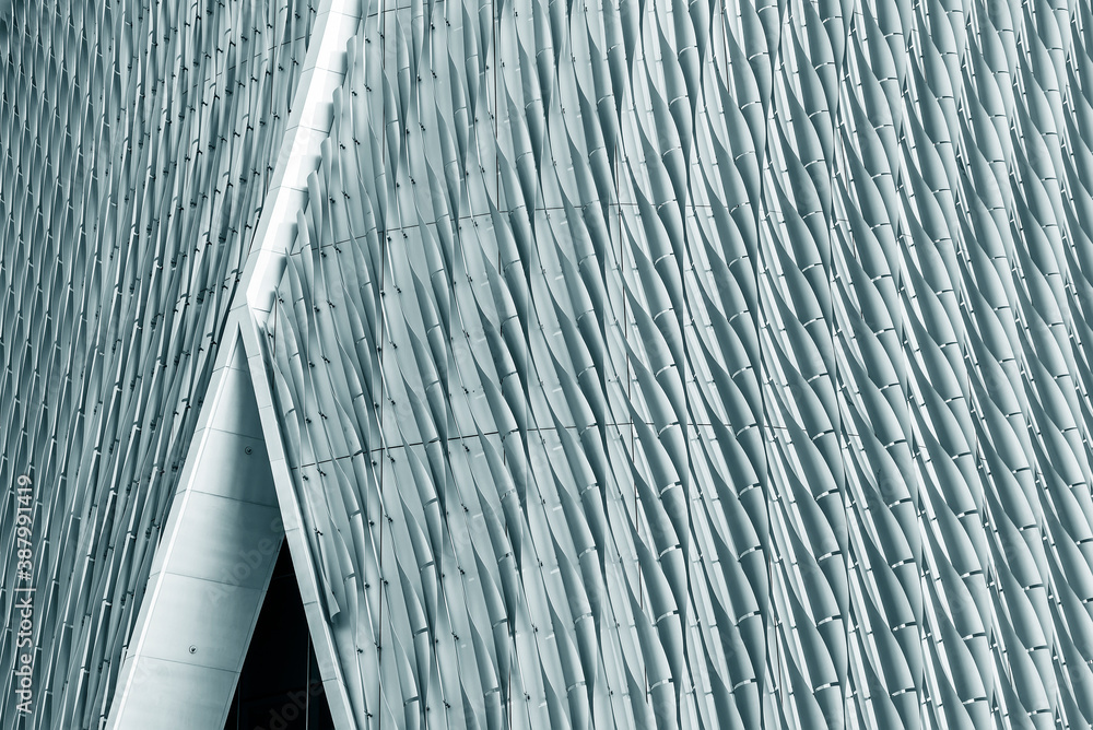 Aufkleber exterior of modern architecture. building abstract background