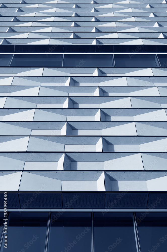 Poster Exterior of modern architecture. Building abstract background