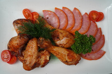 grilled chicken wings