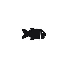Fish icon isolated vector symbol