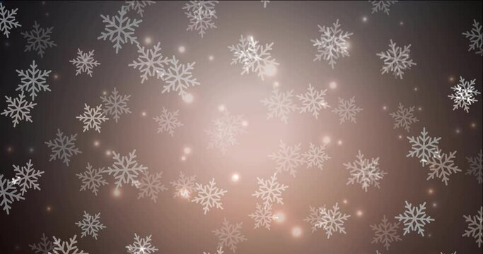 4K looping dark red video sample in carnival style. Colorful fashion clip with gradient stars, snowflakes. Slideshow for mobile apps. 4096 x 2160, 30 fps.