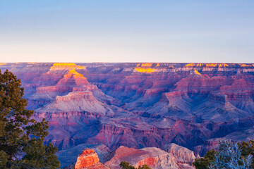 Sunrise at Grand Canyon in the USA