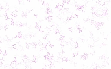 Light Purple, Pink vector backdrop with artificial intelligence data.