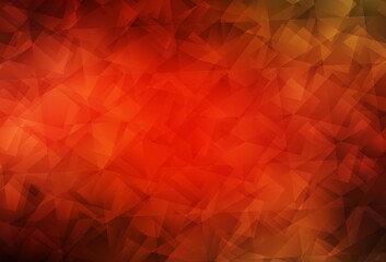 Light Red vector abstract mosaic pattern.