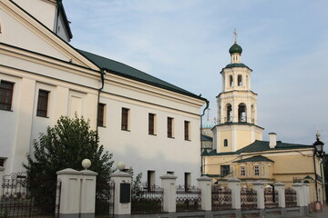 Fototapeta na wymiar Christian church on the territory of the Kazan Kremlin