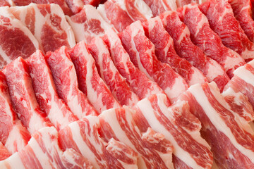 焼肉の盛り合わせ