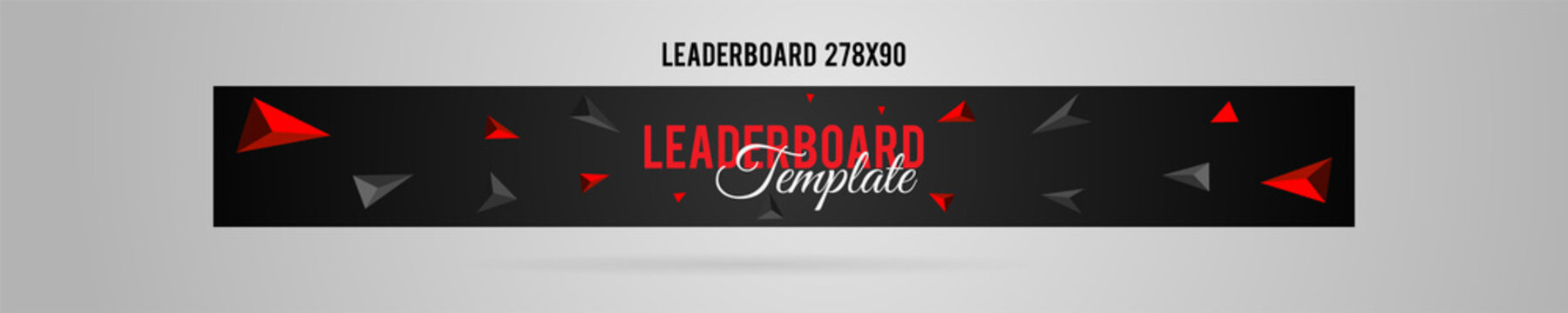 Banner Leaderboard 728X90 Ouro Preto Uso Vetor Design Simples Para  vetor(es) de stock de ©eldr.design 254545728