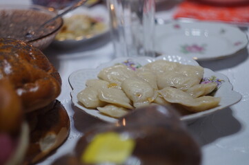 christmas table setting