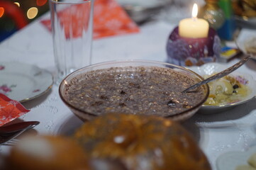 christmas table setting