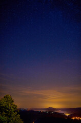 Milky Way fotografed in Saxon Switzerland