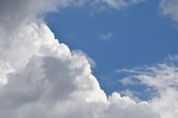 Obraz premium blue sky with clouds