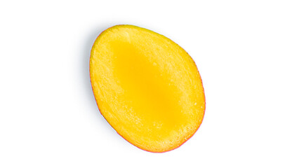 Mango fruit isolated on white background. High quality photo