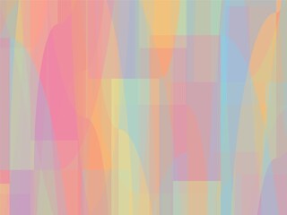 Beautiful of Colorful Art Pink, Yellow, Orange and Blue, Abstract Modern Shape. Image for Background or Wallpaper