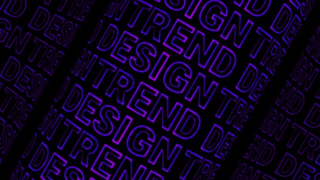 Purple letter background lined up flowing back and forth slide. Purple letters lining the slides for trendy business themes or design trends.