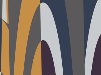 Beautiful of Colorful Art Blue, Grey and Brown, Abstract Modern Shape. Image for Background or Wallpaper