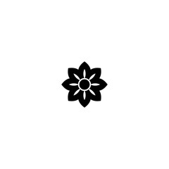 flower icon vector symbol