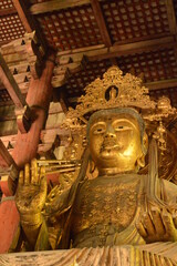 Fototapeta premium Exploring the temples and nature around Kyoto and Nara on Honshu island in Japan