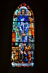 Vitrail vitraux Église Saint Pierre de Gatteville le Phare