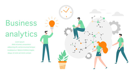 Business analytics finance growth strategy People