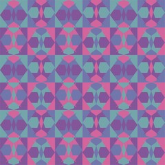 Beautiful of Colorful Rhombus, Repeated, Abstract, Illustrator Geometric Pattern Wallpaper. Image for Printing on Paper, Wallpaper or Background, Covers, Fabrics