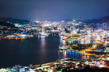世界新三大夜景　長崎　鍋冠山から眺望