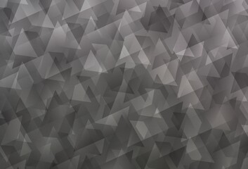 Light Gray vector background in polygonal style.