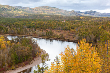 autumn in the mountains